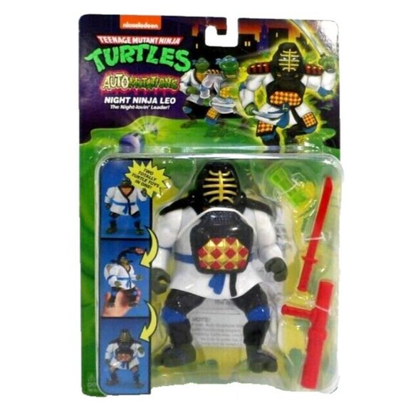 Teenage Mutant Ninja Turtles NIGHT NINJA LEO 5" action figure PLAYMATES 2024 NEW - Picture 1 of 2